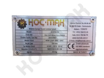 KOÇ Senior Otomatik Mermer Kesme Makinesi