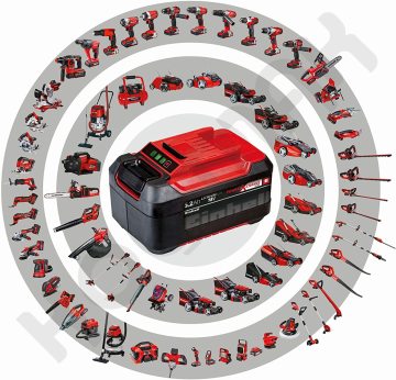 Einhell Herocco Pnömatik Kırıcı Delici + 18V 4-6 Multi Ah Çift Akülü Set