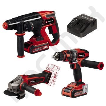 EINHELL Te-Tk 18/3 ( Cd+Ag+Hd ) Akülü 3'lü Set