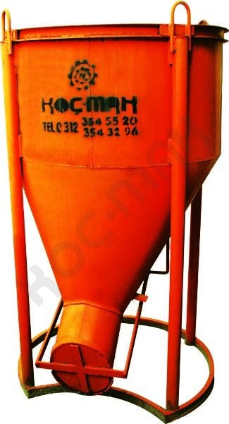 Yandan Açılır Beton Kovası