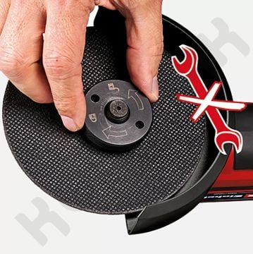 Einhell TP-AG 18/125 CE Q Li Solo Akülü Avuç Taşlama (Akü ve Şarj Cihazı Dahil Değildir.)