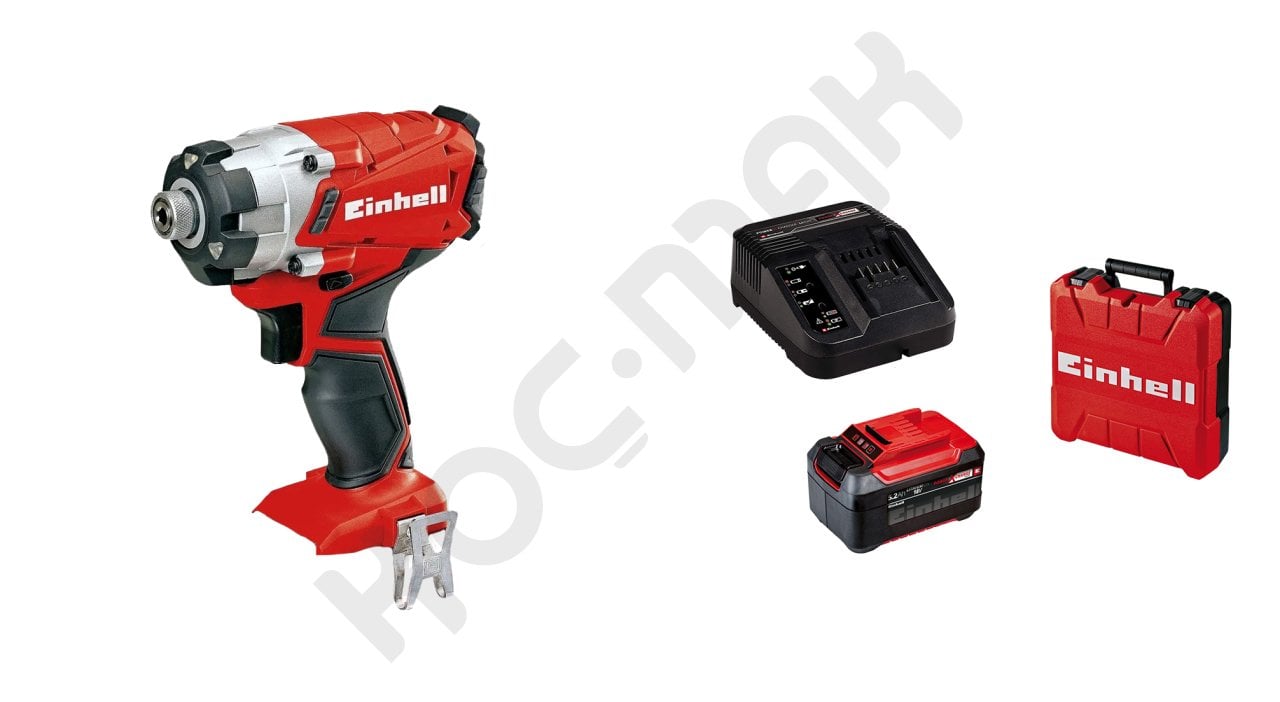 Einhell Te-Cı 18/1 Li Akülü Darbeli Vidalama + 18V 5,2 Plus Akülü Çantalı Set