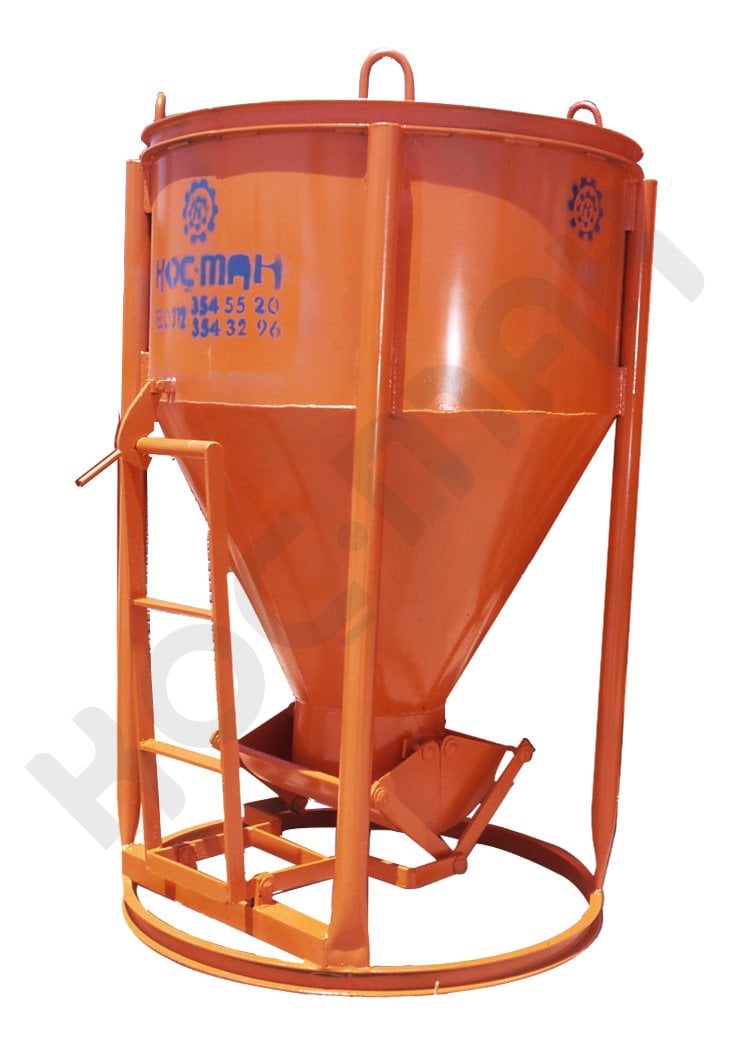 Alttan Açılır Beton Kovası