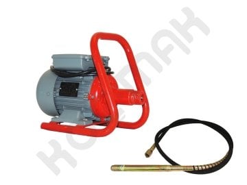 Koç-Mak Elektrik Motorlu Vibratör (Hortumlu)