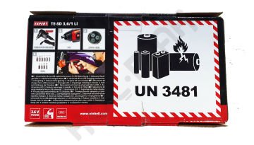 Einhell TE-SD 3.6/1 Li 3.6 V Şarjlı Tornavida + 10 Adet Uç Seti