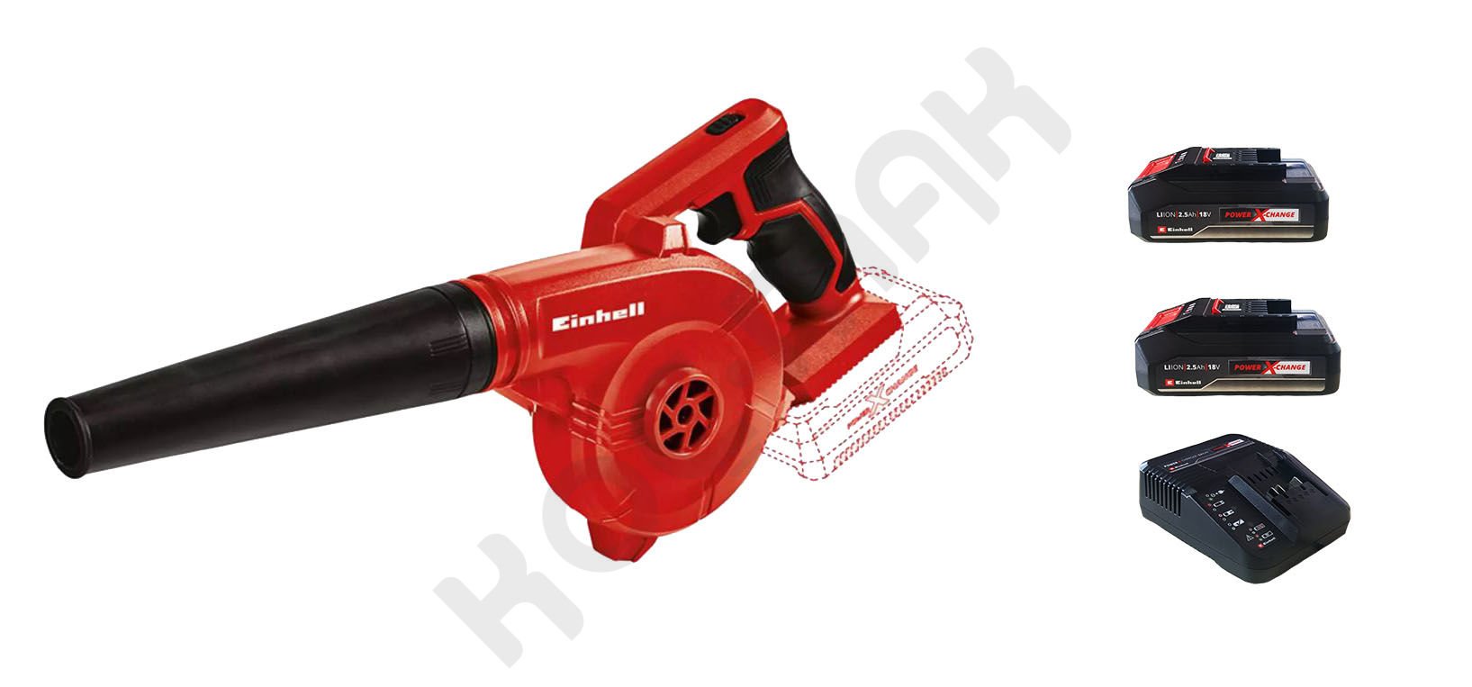 Einhell Te-Cb 18/180 Li Akülü Üfleme 18V 2.5Ah Çift Akülü Set