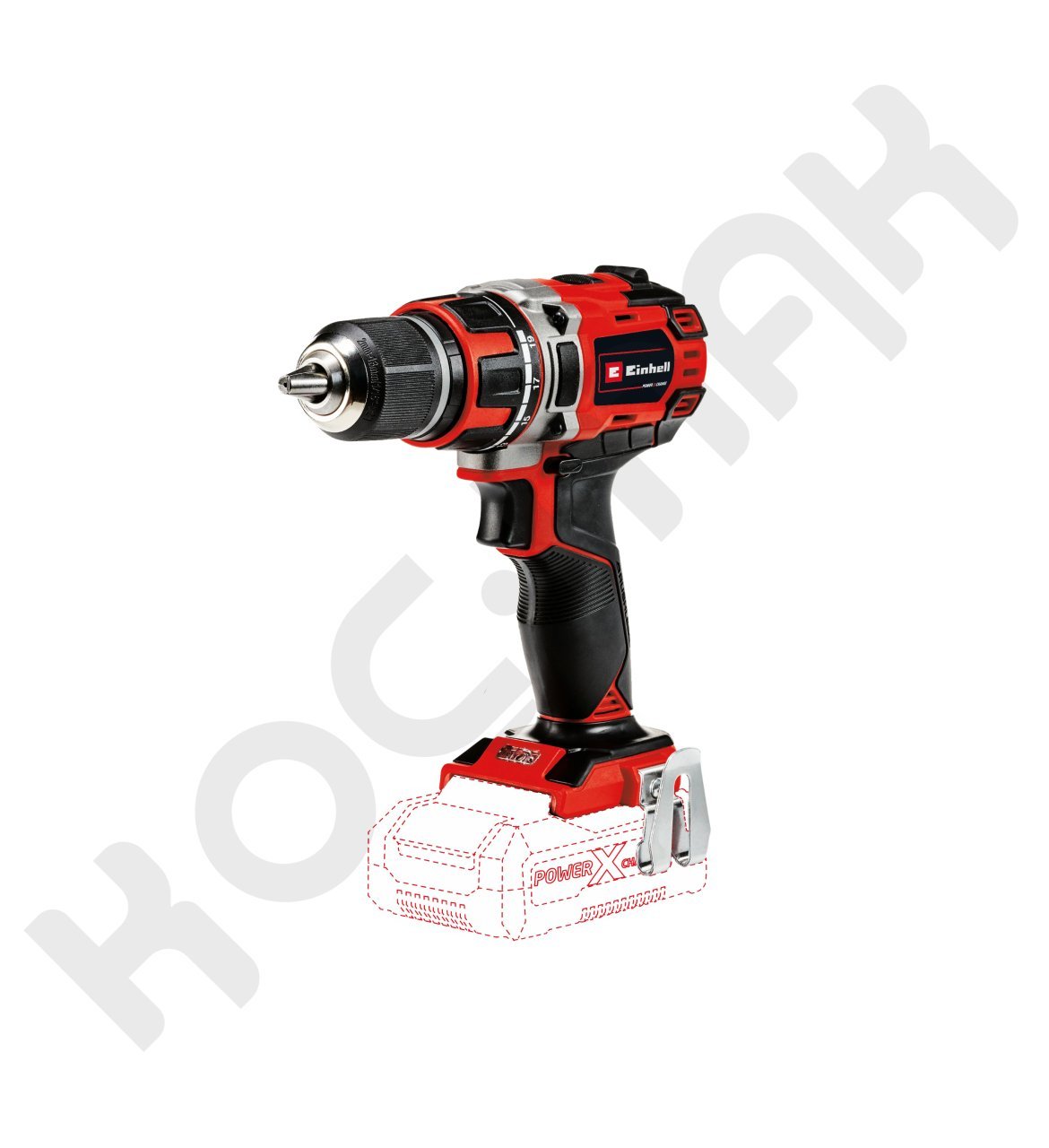 Einhell Tp-Cd 18/50 Li-i BL Kömürsüz Darbeli Matkap - aküsüzdür