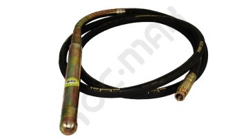 Vibratör Hortum ve Şişesi 6 Köşe - 6 Metre - 60 mm