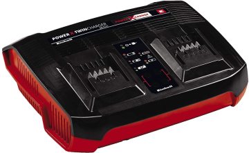 Einhell 18V 5,2 Ah Plus Çift Akü ve Power-X-Twincharger Ikili Şarj Cihazı - Çantalı Set -