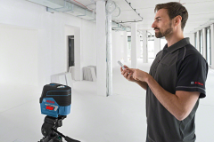 Bosch GCL 2-50 C + BT150 Çapraz ve Noktasal Lazer