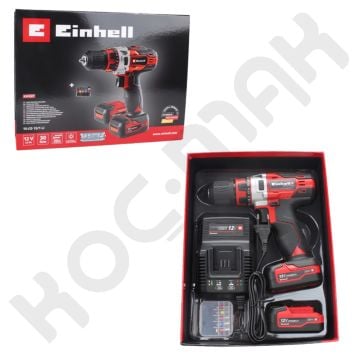 Einhell Te-Cd 12/1 Li-i 2 x 2Ah Çift Akülü Set