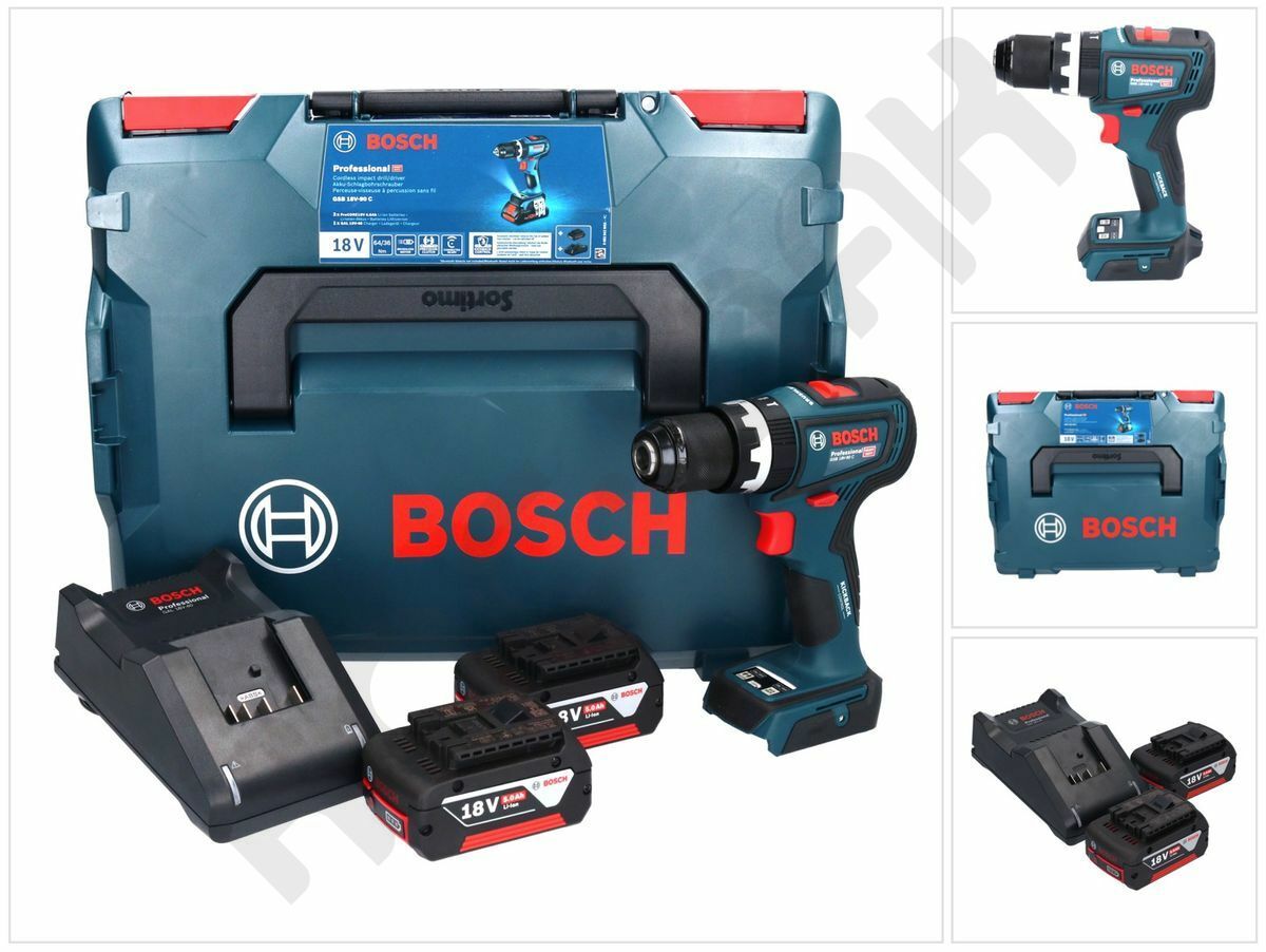 Bosch Gsr 18v-90 C  Kömürsüz Akülü Matkap - 06019K6006 -