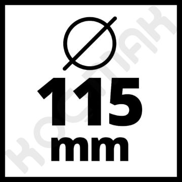 Einhell Te-Ag 18/115 Li - 18V 4Ah Akülü Avuç Taşlama